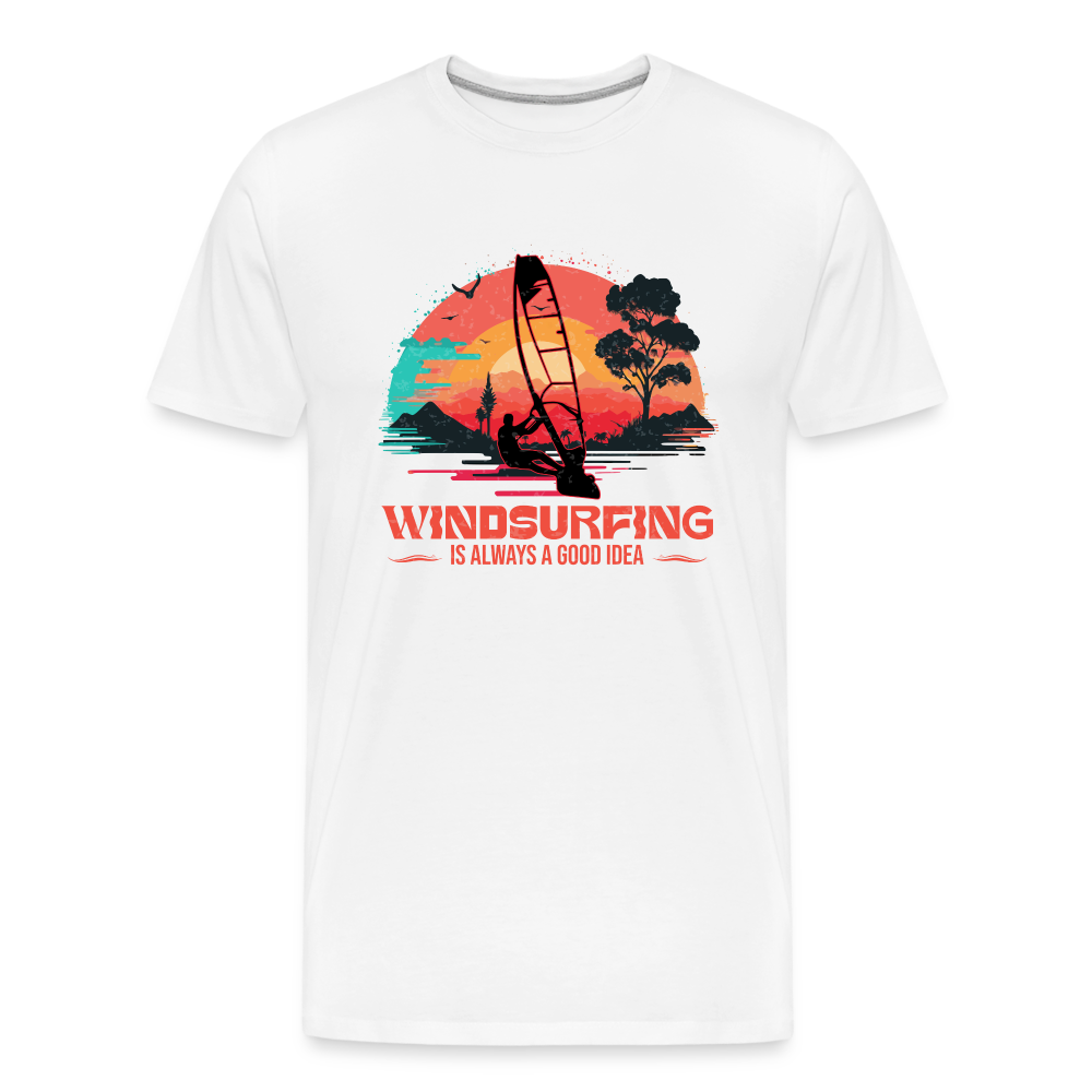 Männer Premium Bio T-Shirt -good idea- - Weiß