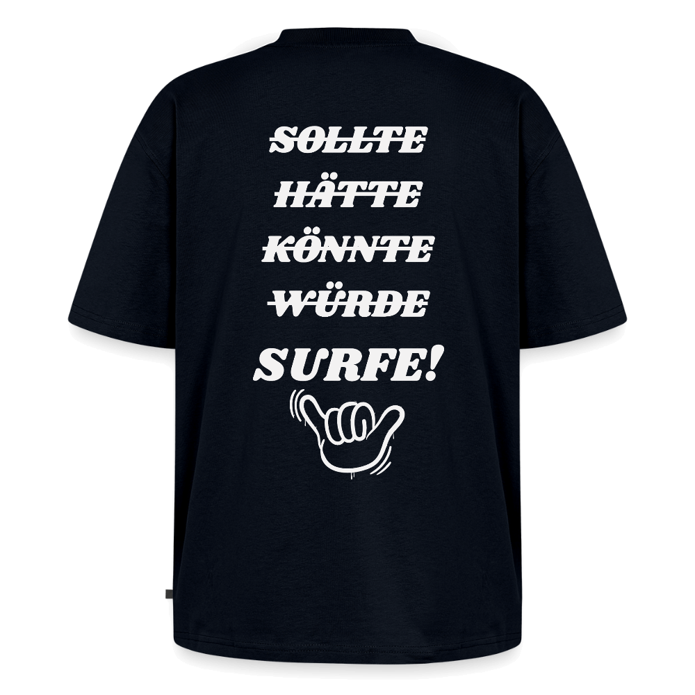 Windsurfer geschenk T-Shirt -surfe!- - Navy