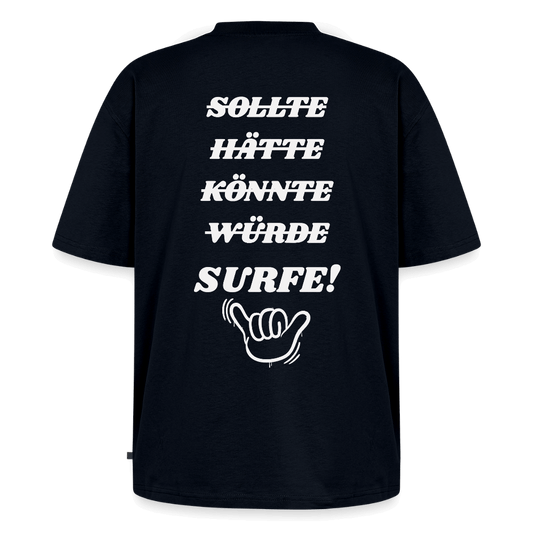 Windsurfer geschenk T-Shirt -surfe!- - Navy