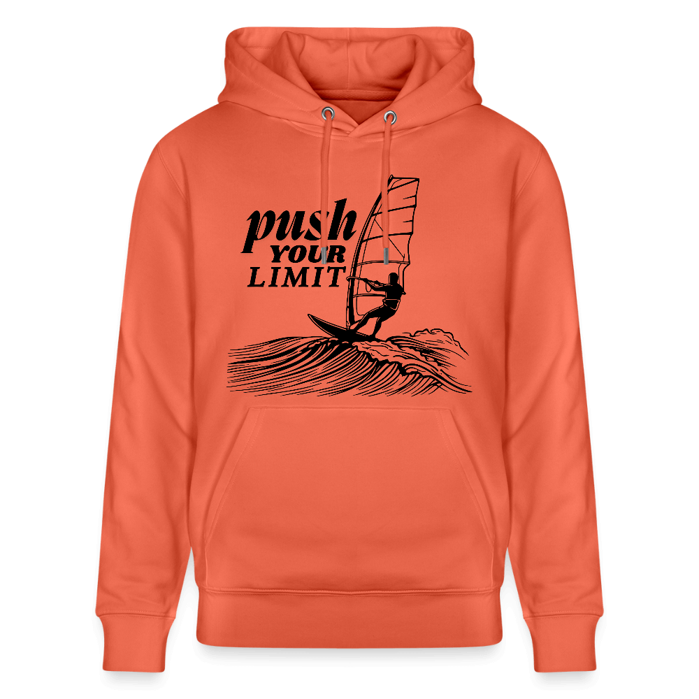 CRUISER Bio Hoodie push – Geschenk für Windsurf Liebhaber Hellrot