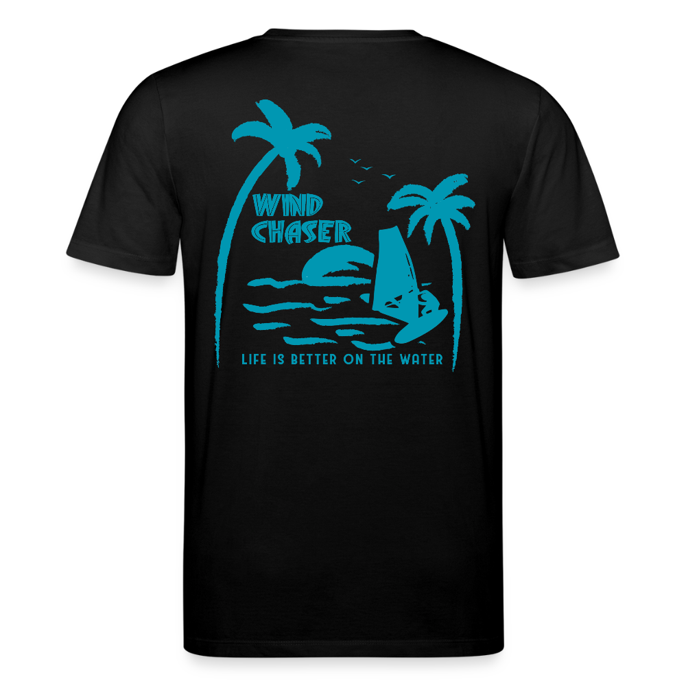 Unisex Bio-T-Shirt CREATOR -wind chaser- - Schwarz