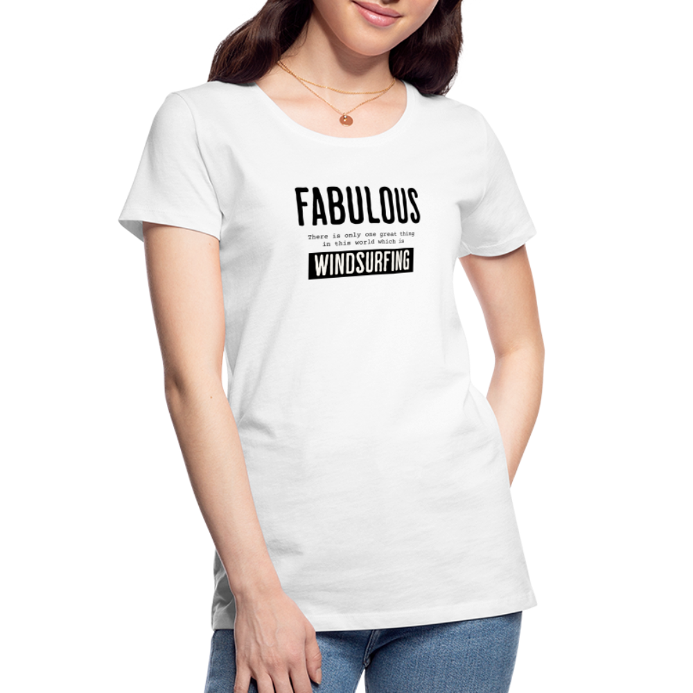 Frauen Premium Bio T-Shirt -fabulous- - Weiß