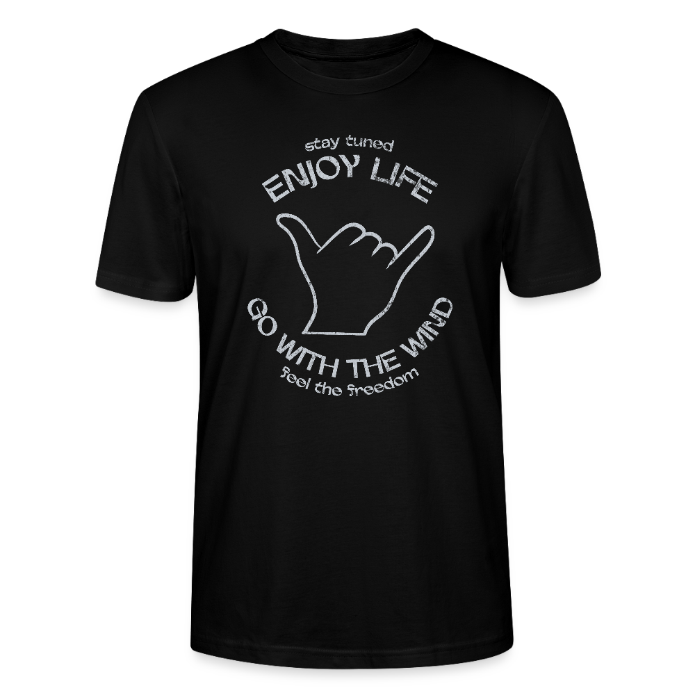 Unisex T-Shirt CRAFTER -enjoy life- - Schwarz