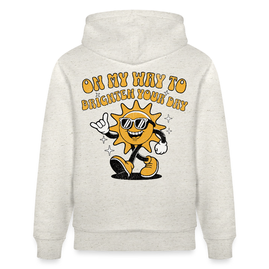 Geschenke Für Windsurfer Bio-Hoodie CRUISER -on my way- - Beige meliert