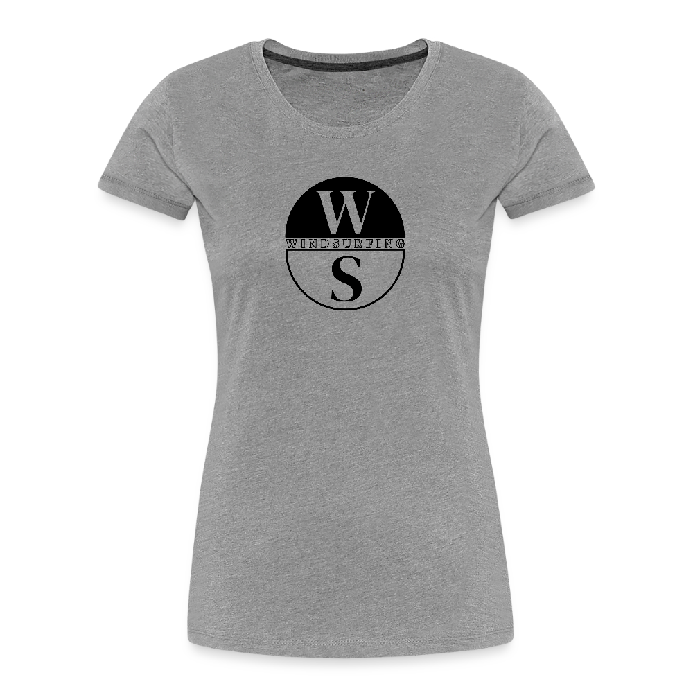 Frauen Premium Bio T-Shirt -ws- - Grau meliert