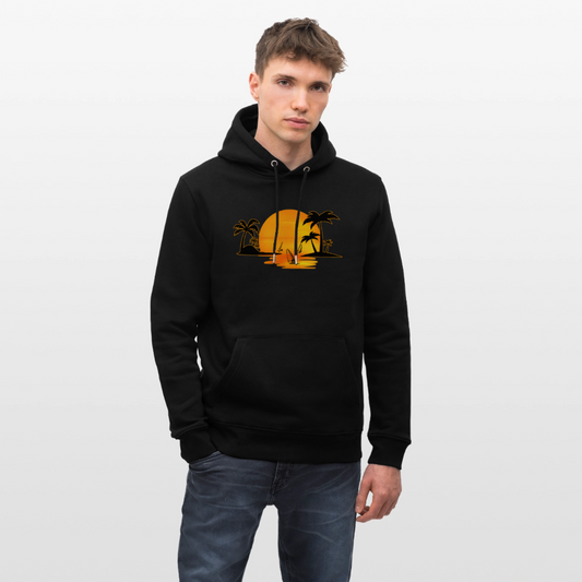 Unisex Bio-Hoodie CRUISER -sunset- - Schwarz