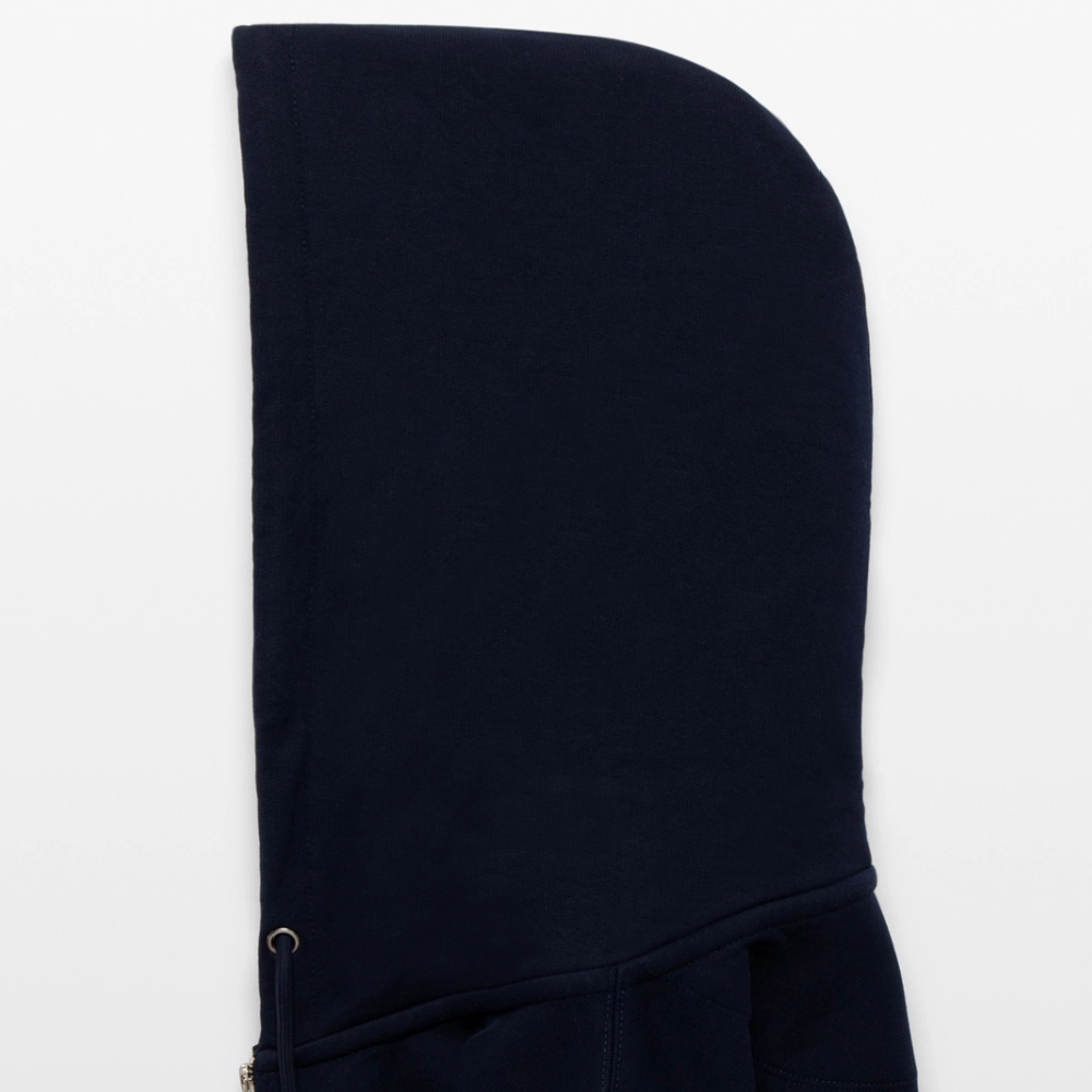 Unisex Bio-Kapuzenjacke CULTIVATOR -buy happiness- - Navy