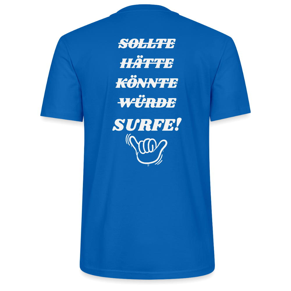 Schwarzes CRAFTER Shirt surfe! – Geschenk für Windsurf Freunde.