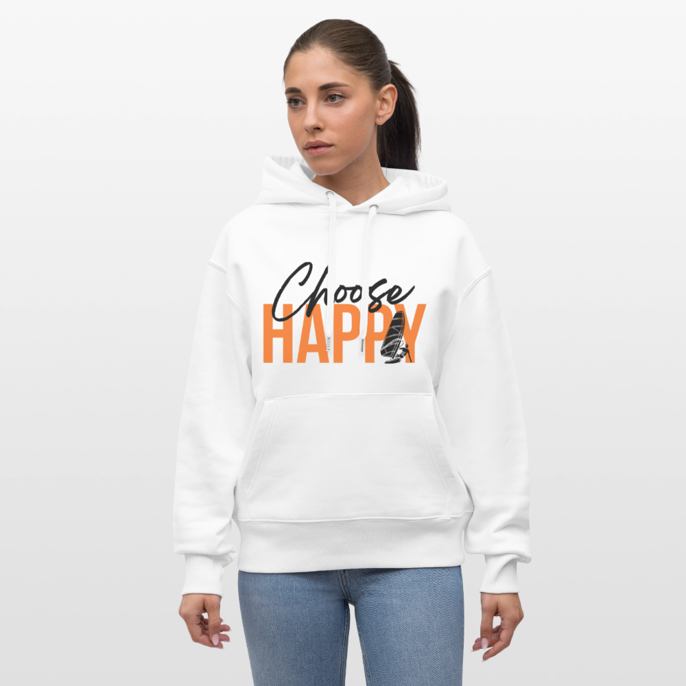 Unisex Relaxed Fit Bio-Hoodie -happy-