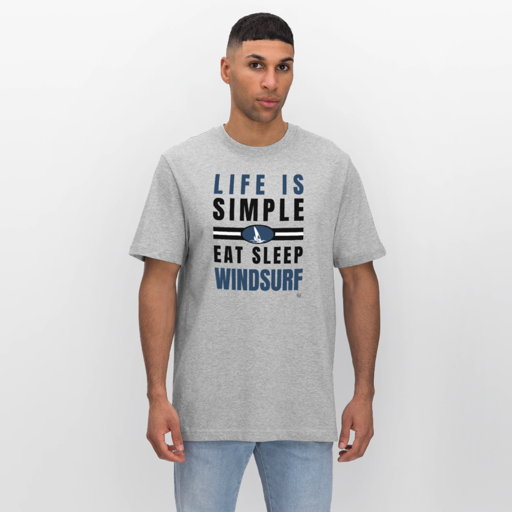 Relaxed Fit Unisex Bio-T-Shirt - Grau meliert