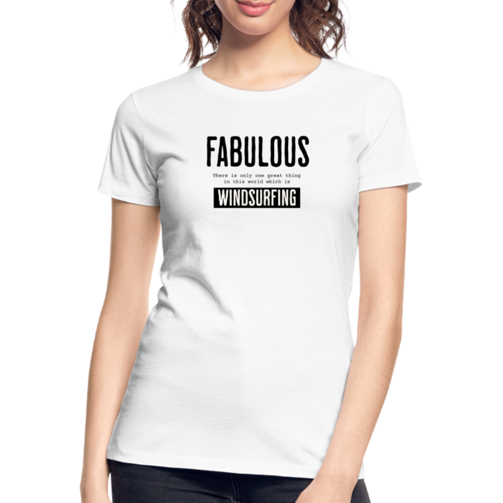 Frauen Premium Bio T-Shirt -fabulous- - Weiß