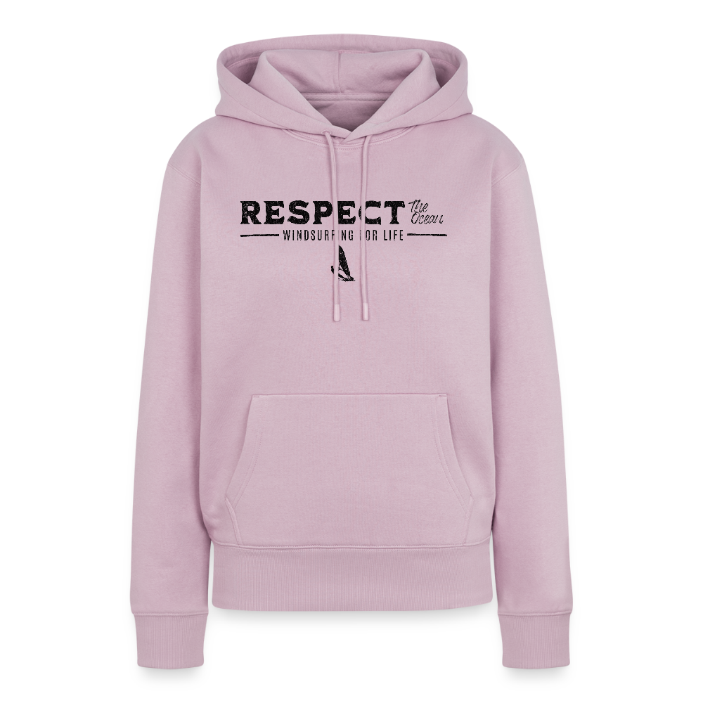 Frauen Premium Hoodie -respect- - Altrosa