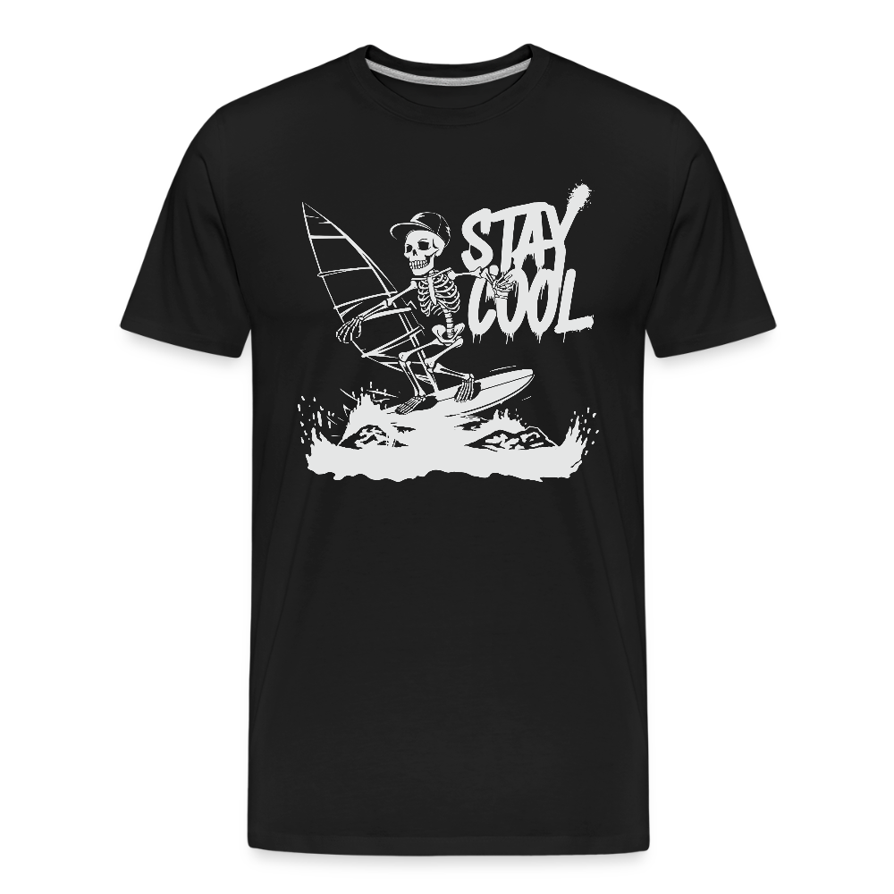 Männer Premium Bio T-Shirt -stay cool- - Schwarz