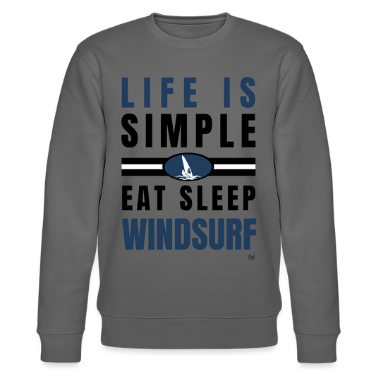 Windsurfen Kleidung - Unisex Bio-Sweatshirt CHANGER - Anthrazit