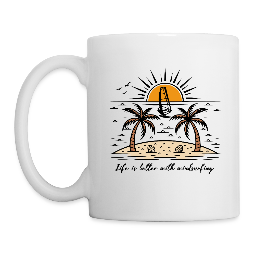 Tasse -better life- - Weiß