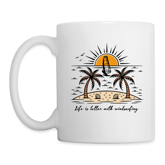 Tasse -better life- - Weiß