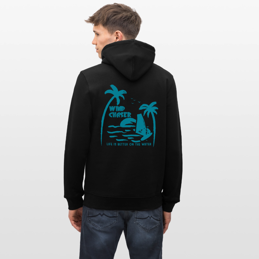 Unisex Bio-Hoodie CRUISER -wind chaser- - Schwarz