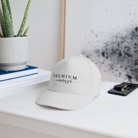 Bio-Baseballkappe -premium- - Weiß