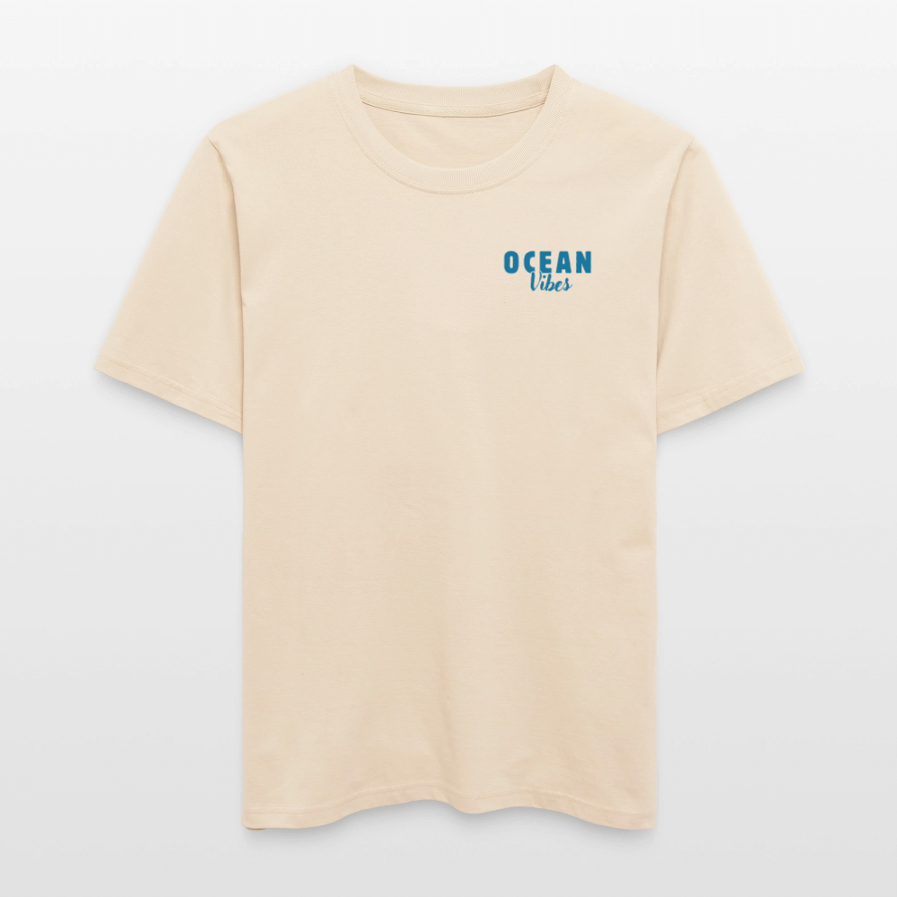 Relaxed Fit Unisex Bio-T-Shirt -happiest- - Weißgrau