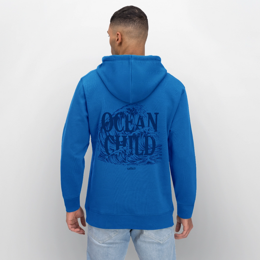 Unisex Bio-Hoodie DRUMMER -ocean child- - Königsblau