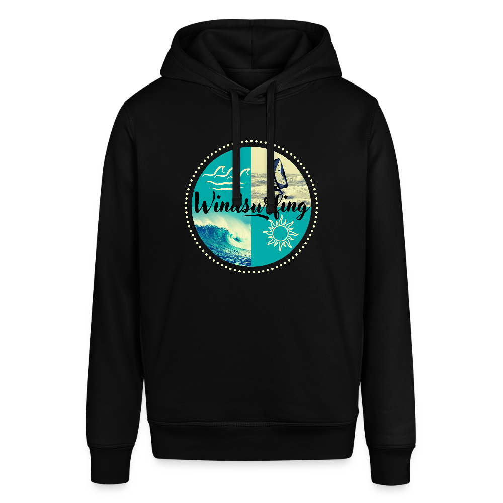 Unisex Bio-Hoodie -ocean- - Schwarz