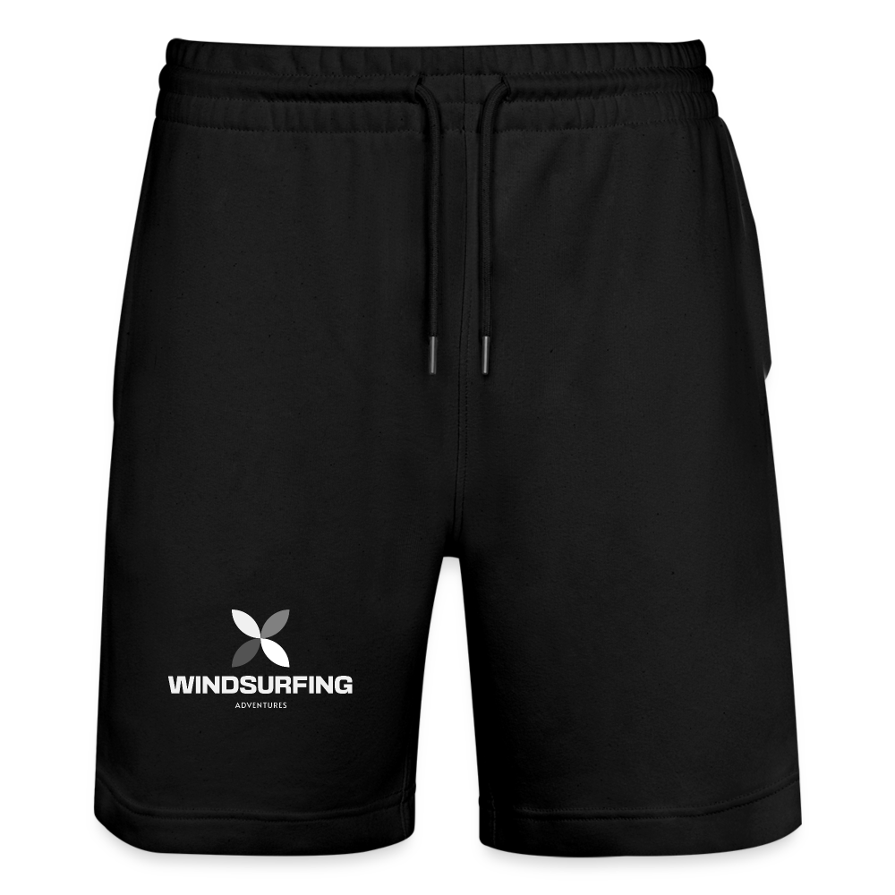 Unisex Bio Joggingshorts -adventures- - Schwarz