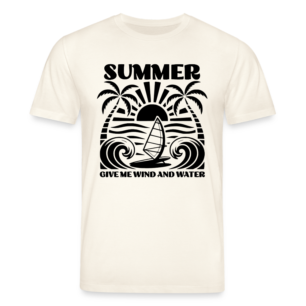Unisex Bio-T-Shirt CREATOR -give me wind and water- - Naturweiß
