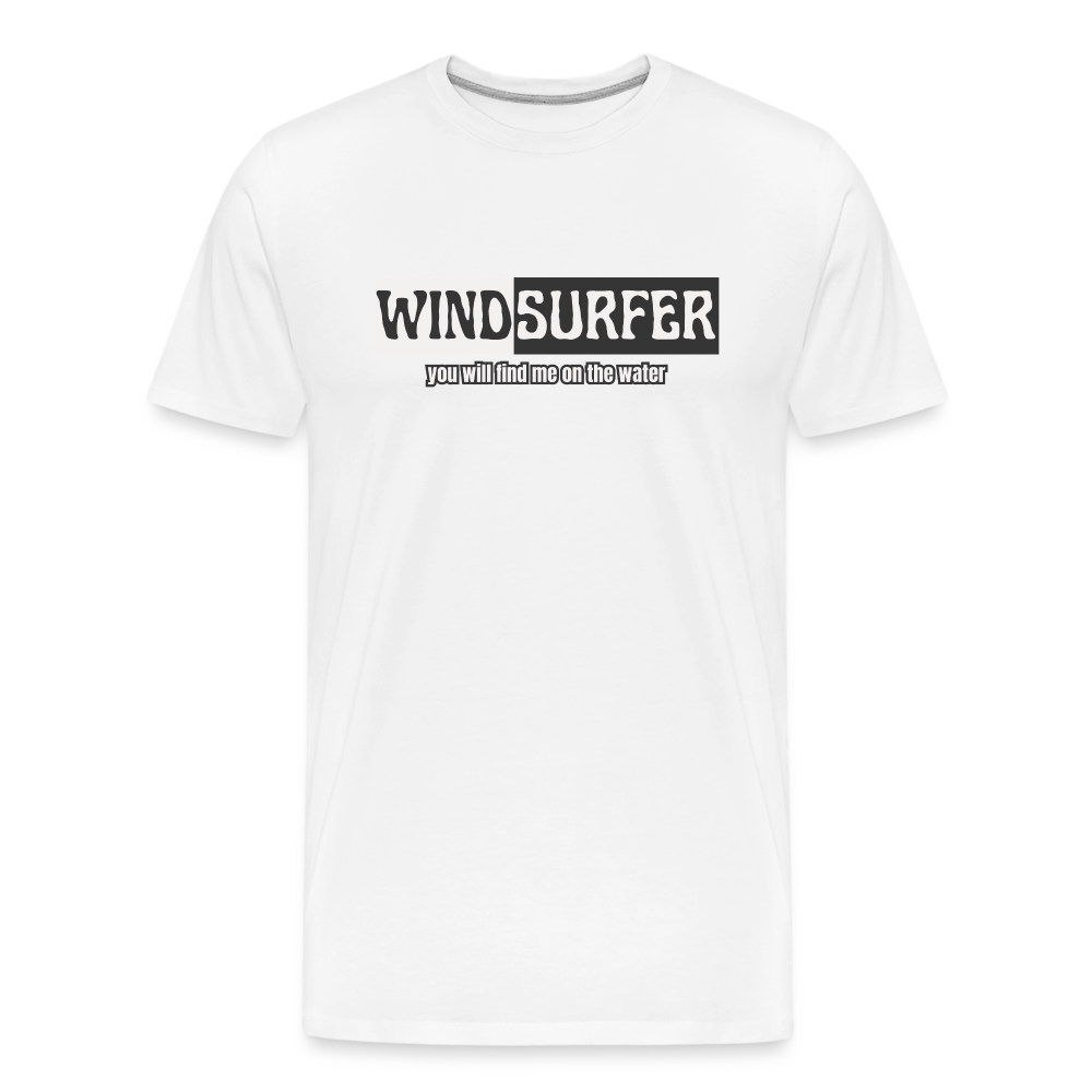 Männer Premium Bio T-Shirt -on the water- - Weiß