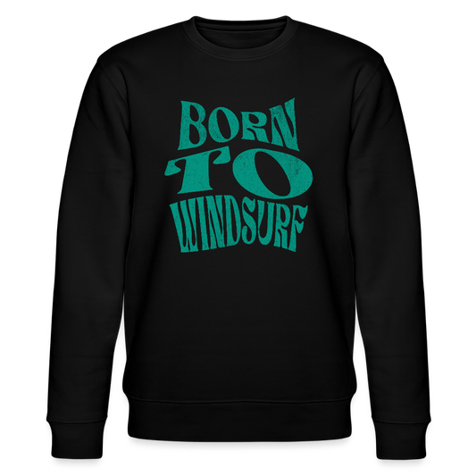 Männer Bio-Sweatshirt von Stanley & Stella - Schwarz