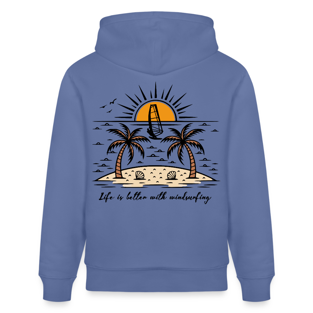 Unisex Bio-Hoodie CRUISER -better life- - Blau