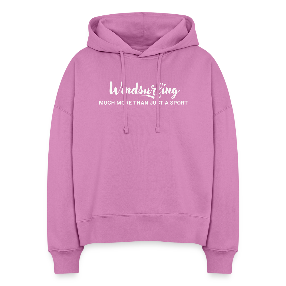 Geschenke Für Windsurfer - Frauen Bio Hoodie -much more- - Pink