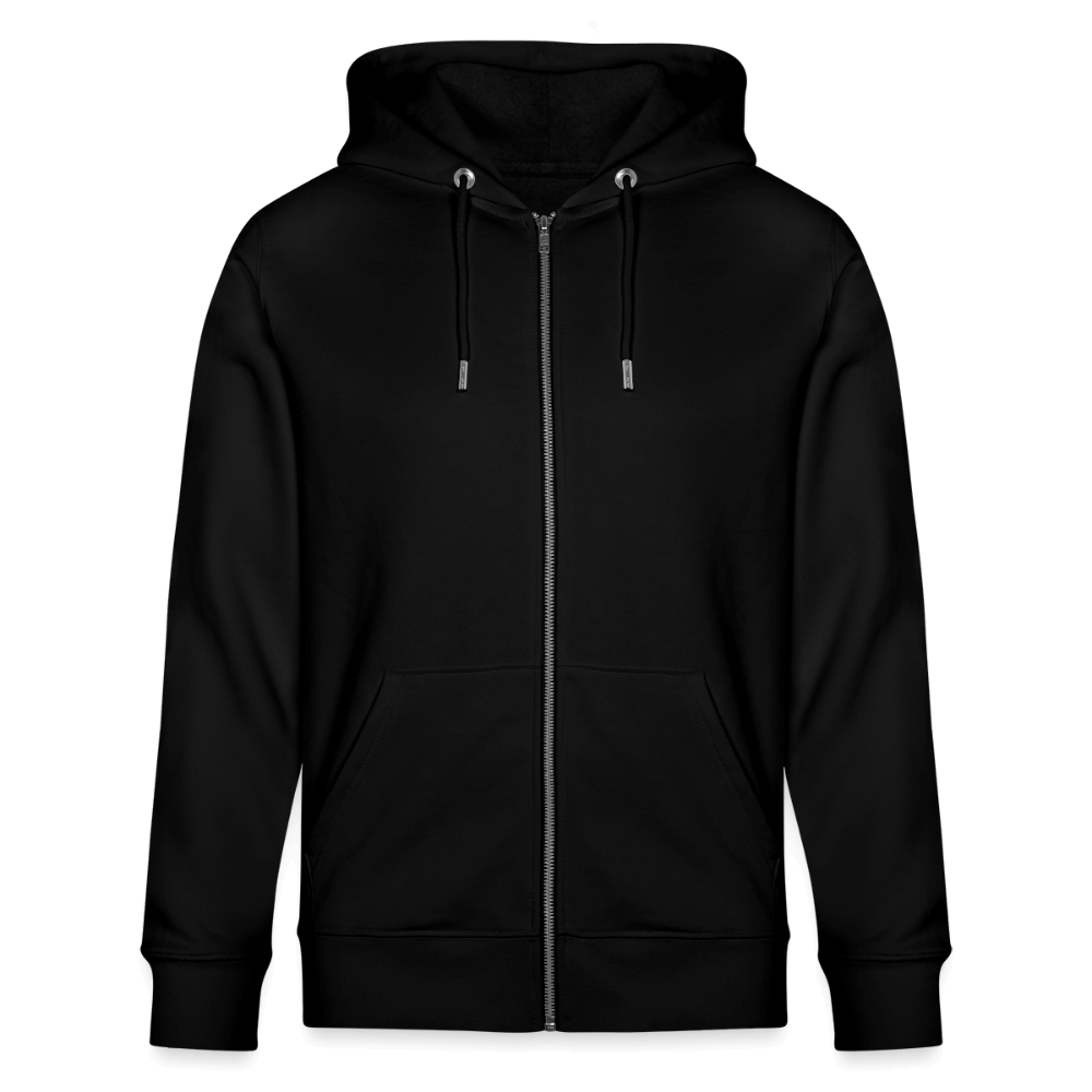 Unisex Bio-Kapuzenjacke CULTIVATOR -evolution- - Schwarz
