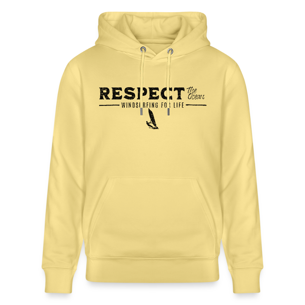 Unisex Bio-Hoodie CRUISER -respect- - Gelb Viva