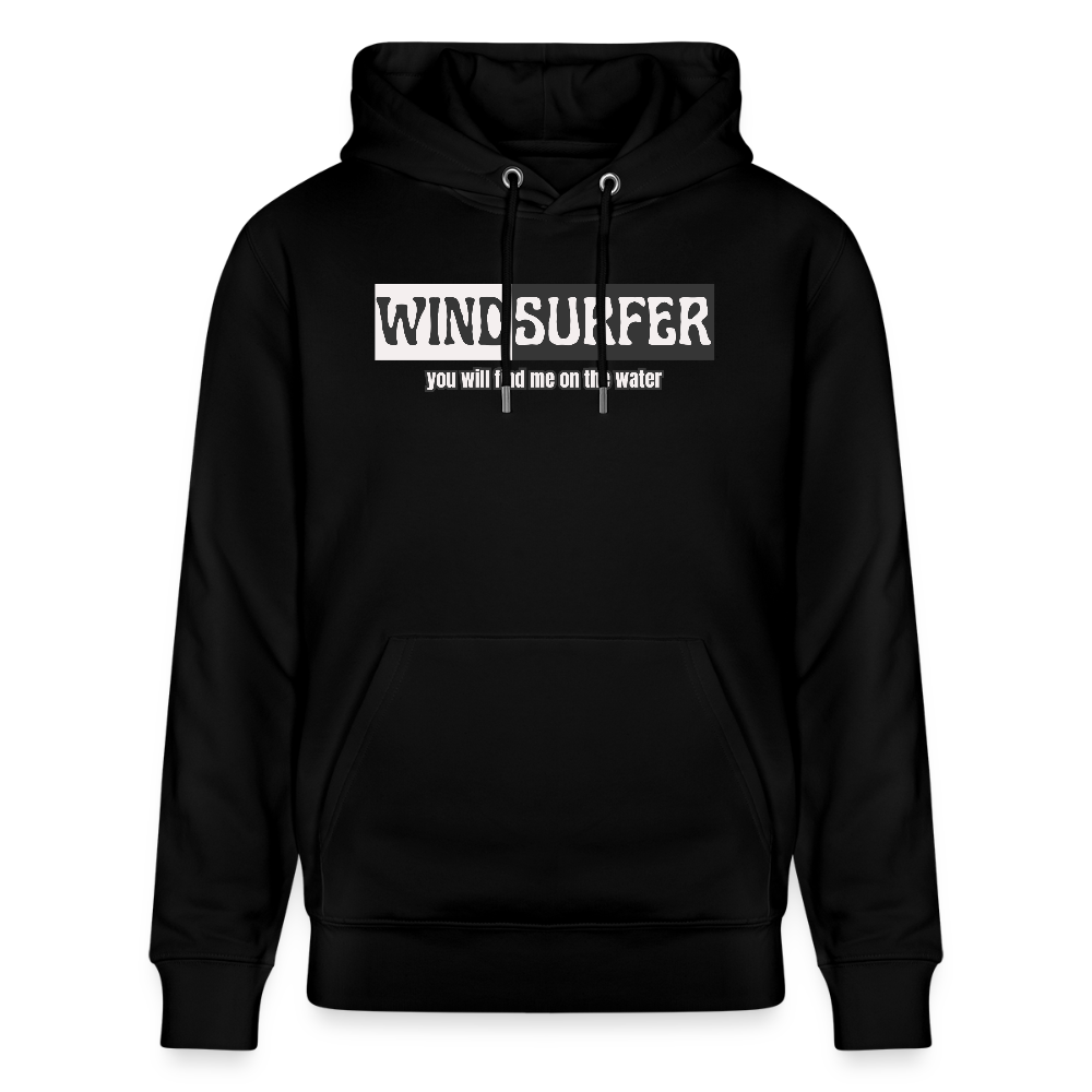 Unisex Bio-Hoodie CRUISER -on the water- - Schwarz