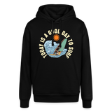 Unisex Bio-Hoodie -good day to surf- - Schwarz