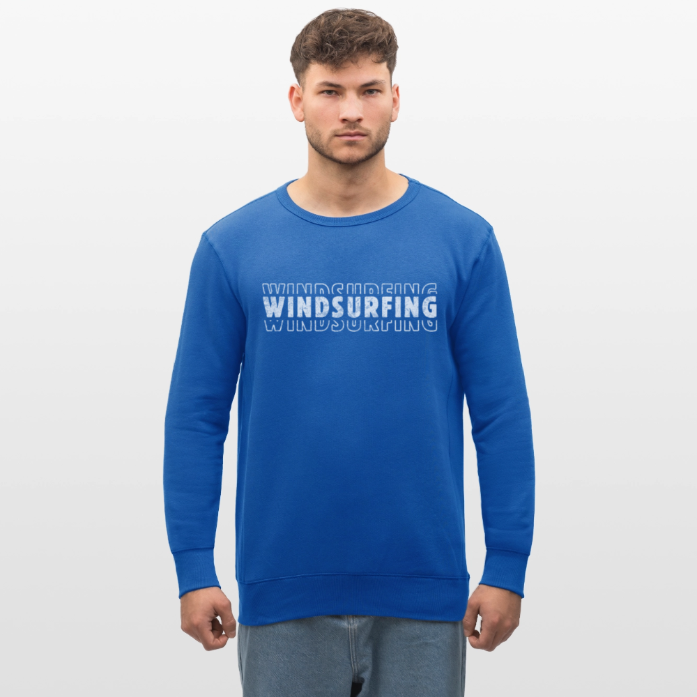 Unisex Bio-Sweatshirt ROLLER -windsurfing- - Königsblau