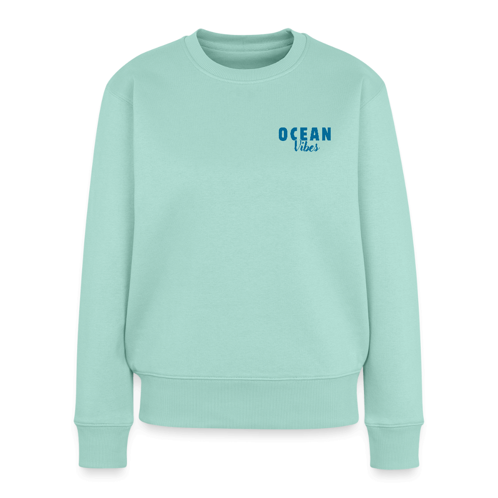 Frauen Premium Pullover -happiest- - Mint