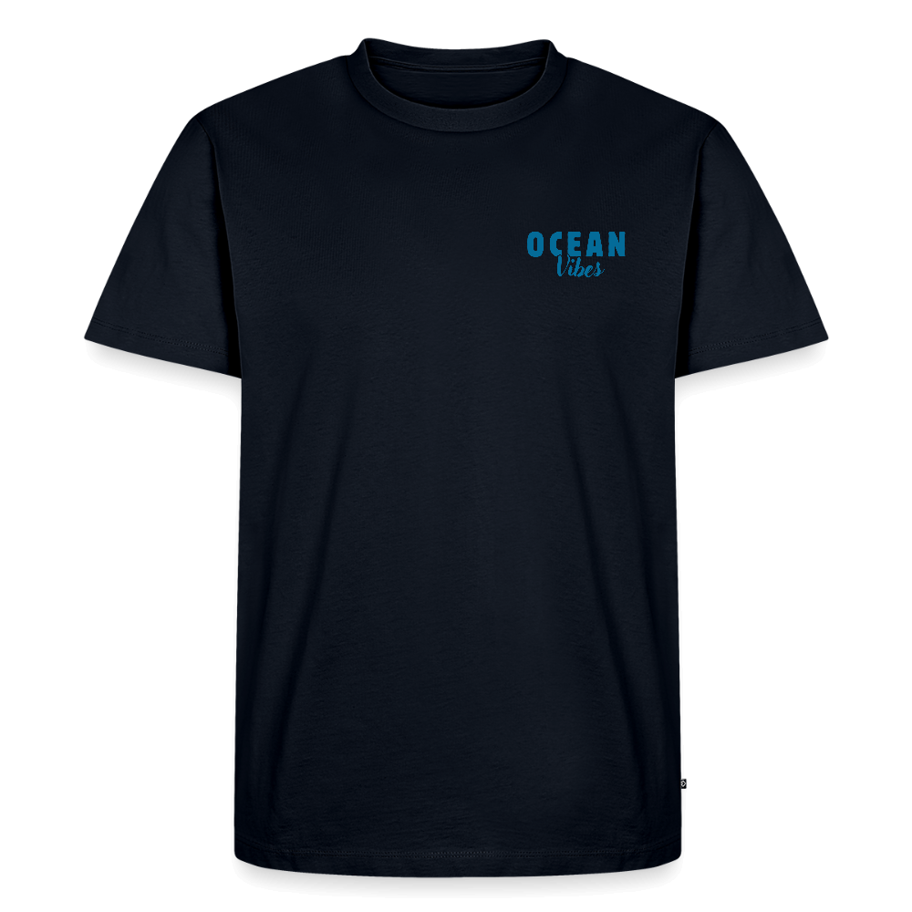 Männer Premium T-Shirt -happiest- - Navy