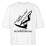 T Shirt Windsurf -are you alive- - Weiß