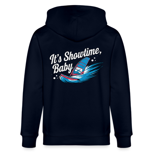 Unisex Bio-Kapuzenjacke CULTIVATOR -showtime- - Navy