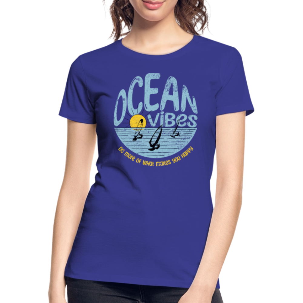 Frauen Premium Bio T-Shirt -do more- - Königsblau