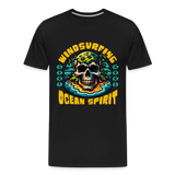 Männer Premium Bio T-Shirt -ocean spirit- - Schwarz