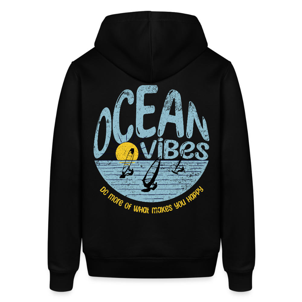 Unisex Bio-Hoodie -do more- - Schwarz