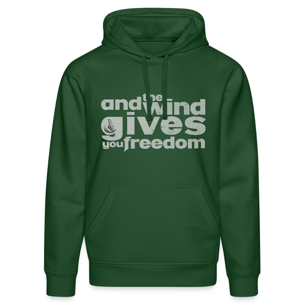 Unisex Bio-Hoodie DRUMMER -freedom- - Flaschengrün