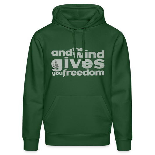 Unisex Bio-Hoodie DRUMMER -freedom- - Flaschengrün