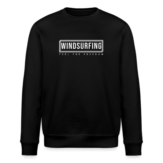 Unisex Bio-Sweatshirt ROLLER -feel the freedom I- - Schwarz