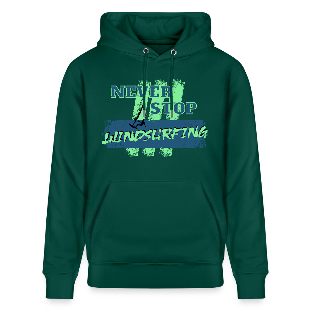 Unisex Bio-Hoodie CRUISER -never stop windsurfing- - Forest