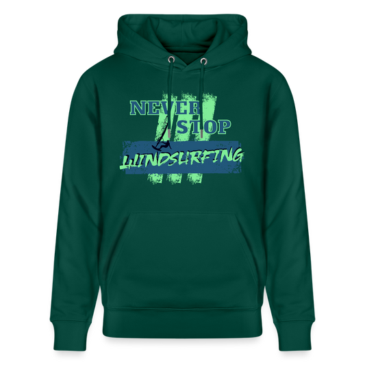 Unisex Bio-Hoodie CRUISER -never stop windsurfing- - Forest