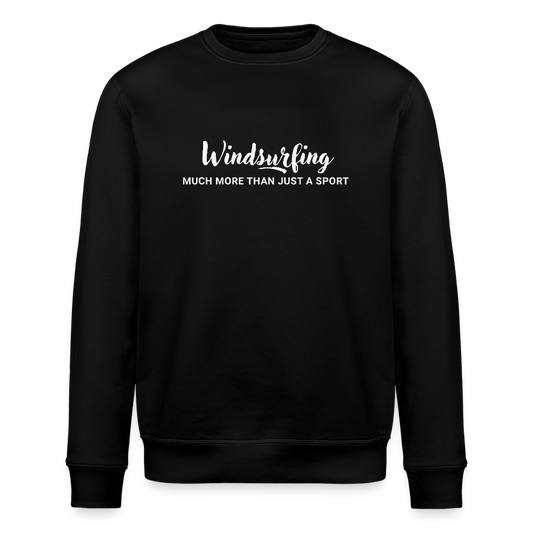 Geschenke Für Windsurfer - Unisex Bio-Sweatshirt ROLLER -much more- - Schwarz