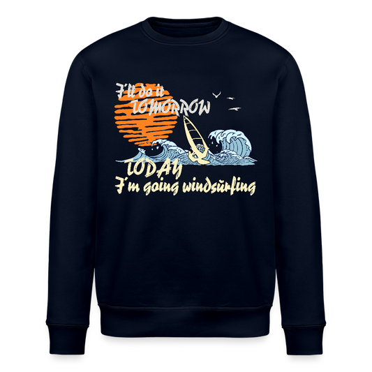 Unisex Bio-Sweatshirt ROLLER -tomorrow- - Navy